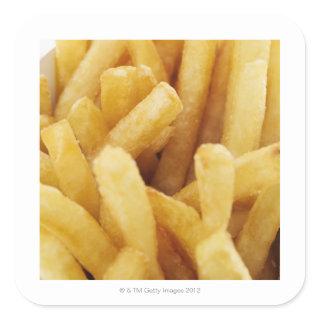 Close-up of French fries Square Sticker