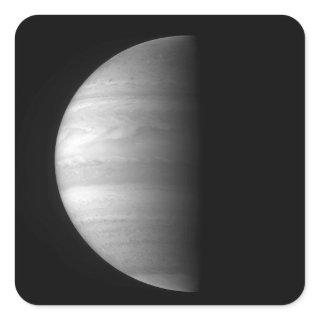 Close-up view of the planet Jupiter Square Sticker