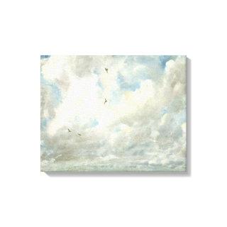 Cloud Study, 1821 (oil on paper laid down on board Canvas Print
