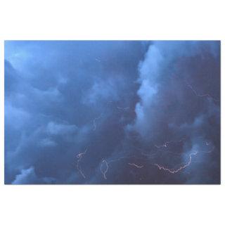 Clouds Night Sky Lightening Decoupage Tissue Paper
