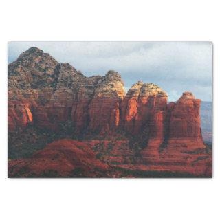 Cloudy Coffee Pot Rock in Sedona Arizona Tissue Paper