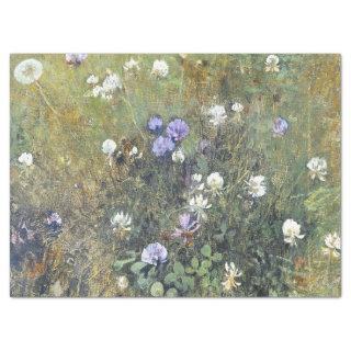 CLOVER FIELD ON CANVAS TISSUE PAPER