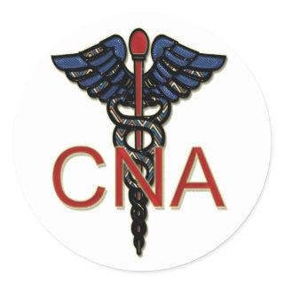 CNA CLASSIC ROUND STICKER