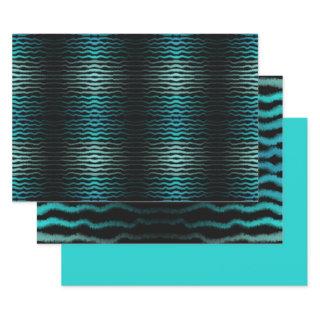 Coastal Beach Salty Turquoise Waves Abstract Art   Sheets