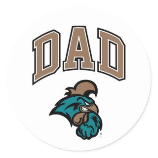 Coastal Carolina Dad Classic Round Sticker