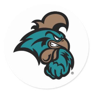 Coastal Carolina Logo Classic Round Sticker