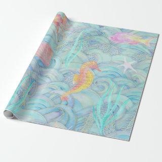 Coastal Christmas Cute Underwater Sea Creatures