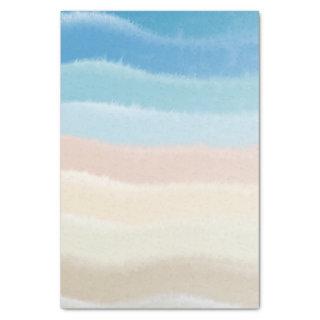 Coastal Shoreline Salty Waves  Tissue Paper