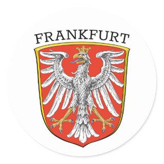 Coat of Arms of Frankfurt - GERMANY Classic Round Sticker