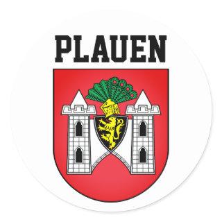 Coat of Arms of Plauen, Germany Classic Round Sticker