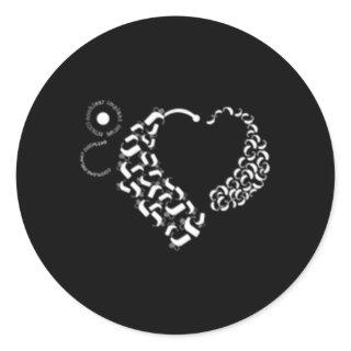 Cochlear Implant And Hearing Aid Classic Round Sticker
