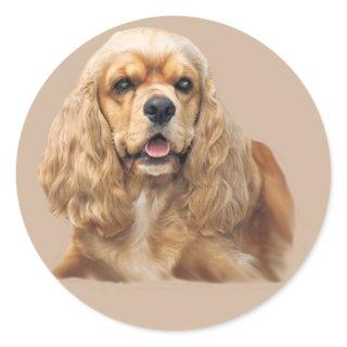 Cocker Spaniel Just Adorable Sticker