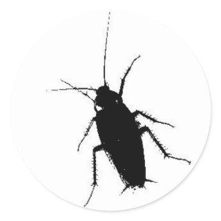 cockroach classic round sticker