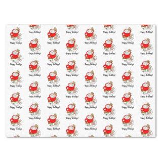 Cocoa, Gingerbread, Star, Snowman Large Gift Bag T Tissue Paper