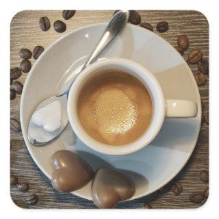 coffee and chocolate stickers