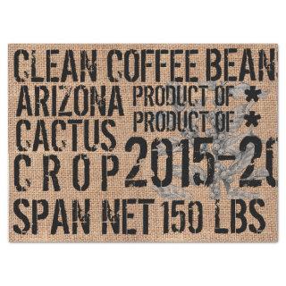 Coffee Bean Bag Tissue Paper -landscape