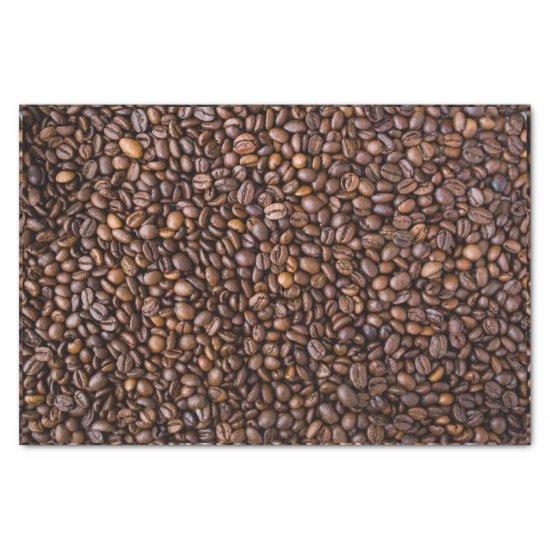 Coffee beans!  tissue paper