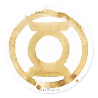 Coffee Lantern Symbol Classic Round Sticker