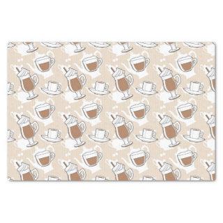 Coffee, sweet pattern tissue paper