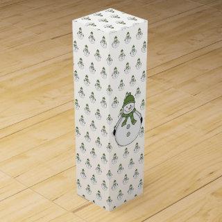 Cold snowman wine box