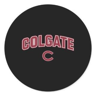 Colgate Raiders Arch Over Classic Round Sticker