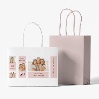 Collage Friend Photos | Happy Birthday Gift Large Gift Bag