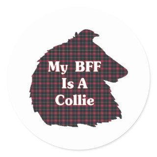 Collie Lovers Gifts Classic Round Sticker