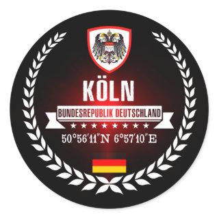 Cologne Classic Round Sticker