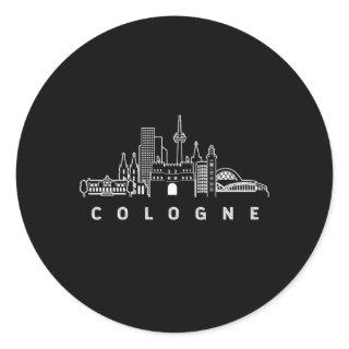 Cologne Gery Classic Round Sticker