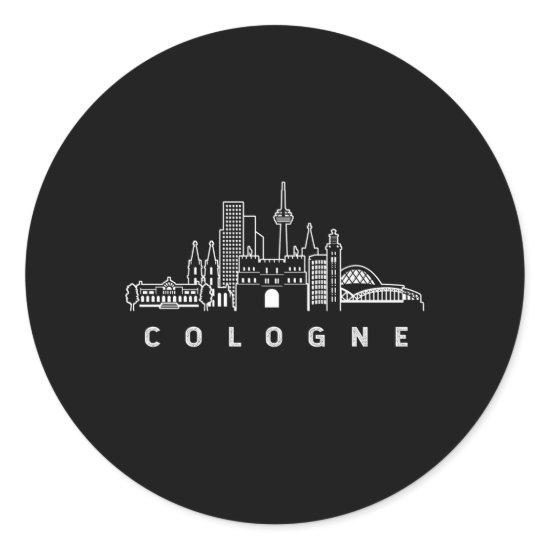 Cologne Gery Classic Round Sticker