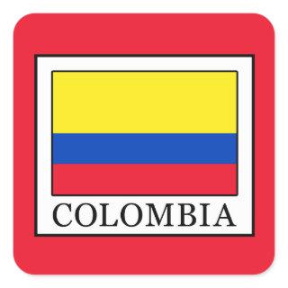 Colombia Square Sticker