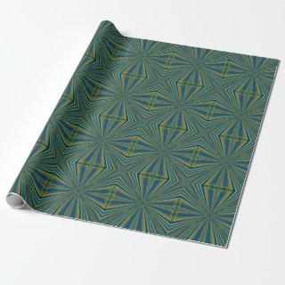 Color Block Pattern Blue Green Turquoise Orange