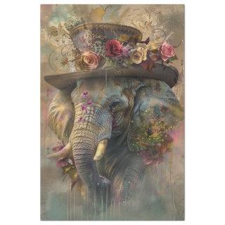 Color splash Elephant Tissue Paper