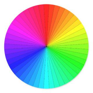 color wheel sticker