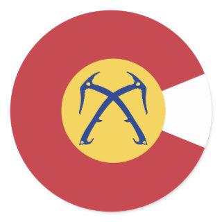 Colorado Ice Tools Classic Round Sticker