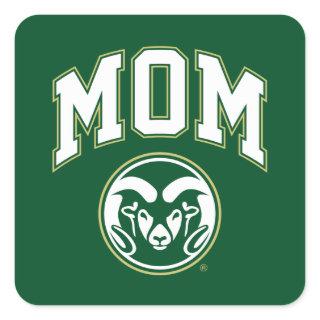 Colorado State Mom Square Sticker