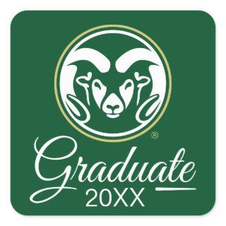 Colorado State University | Graduation Square Sticker