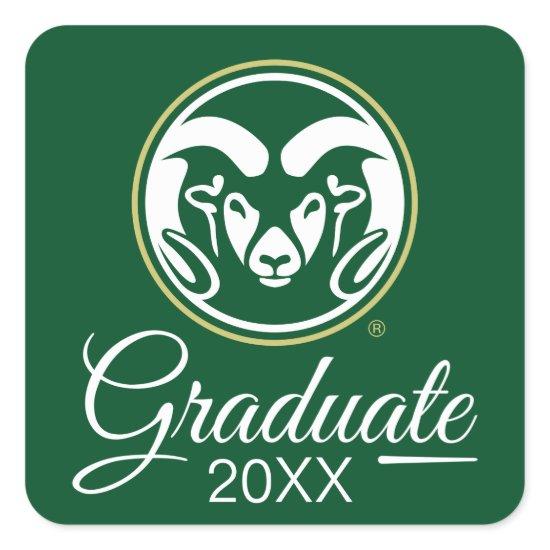 Colorado State University | Graduation Square Sticker