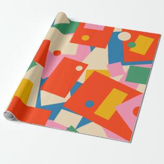 Colorful 80s Geometric Abstract Modern Pattern