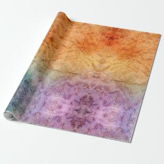 Colorful Abstract Damask Alcohol Ink Watercolor Wr