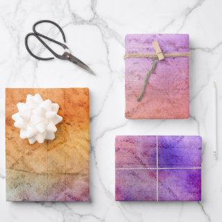 Colorful Abstract Damask Alcohol Ink Watercolor  Sheets
