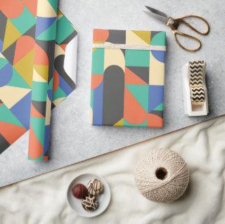 Colorful Abstract Geometric Shapes Background