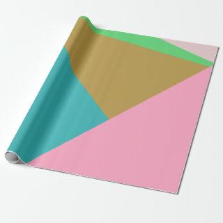 Colorful Abstract Geometry Color Block Triangles