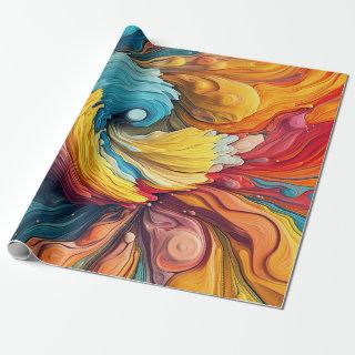 Colorful Abstract Paint Splatter Art (12)