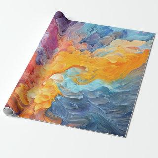 Colorful Abstract Paint Splatter Art (8)
