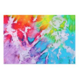 Colorful Abstract Rainbow Watercolor Cool Tie Dye  Sheets