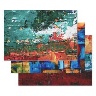 COLORFUL ABSTRACT URBAN ART DECOUPAGE  SHEETS