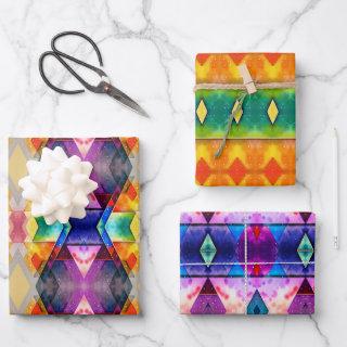 Colorful abstract . Geometric   Sheets