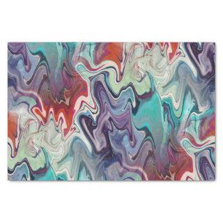 Colorful Agate Marbled Abstract Decoupage Tissue Paper