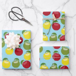 Colorful Apples Pattern  Sheets